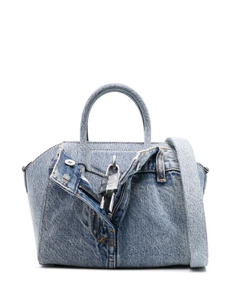 gebraucht mini givenchy antigona|mini antigona lock denim tote bag.